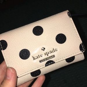 Black and White Polka Dot Kate Spade Wallet
